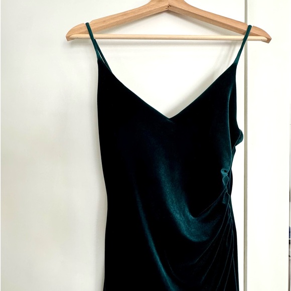 Betsy Adam Velvet Slip Dress - Picture 4 of 6